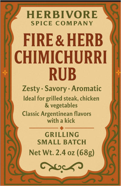 Fire & Herb Chimichurri Rub